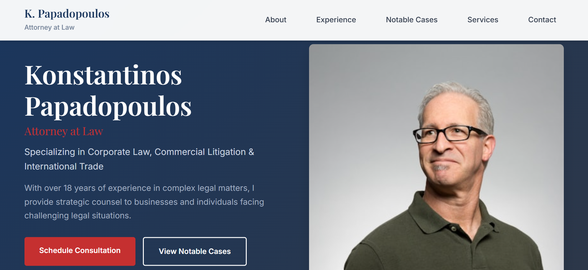 Lawyer Office Website
